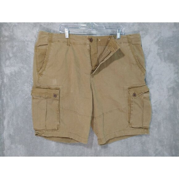 American Eagle Shorts Mens 42 Brown Cargo Next Level Flex Classic Baggy - Picture 1 of 9